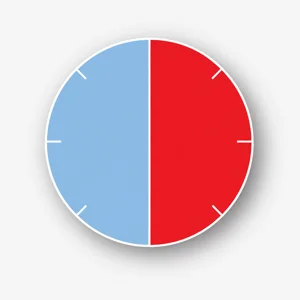 Doblado: 50% del tiempo