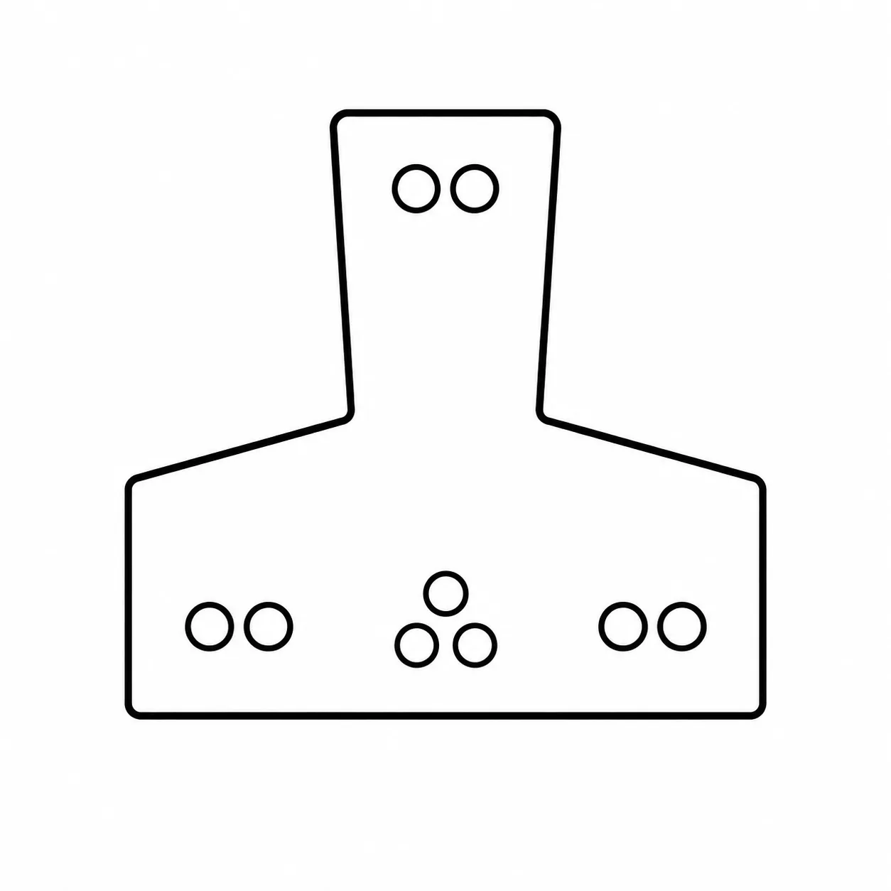 Esquema de armadura, vigueta serie 3