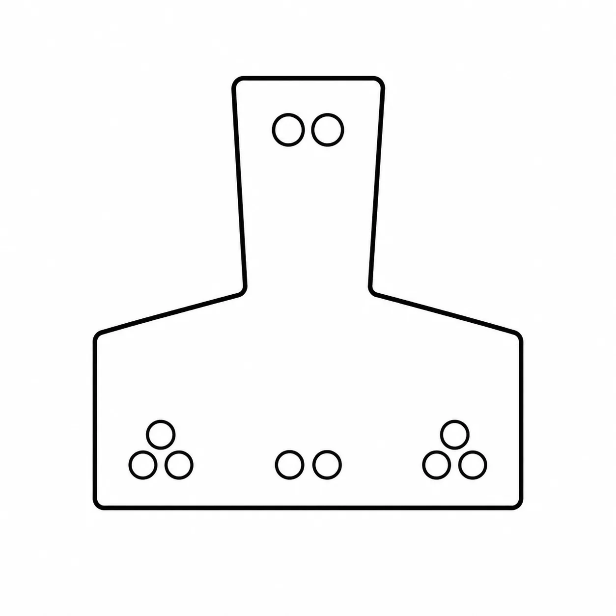 Esquema de armadura, vigueta serie 4